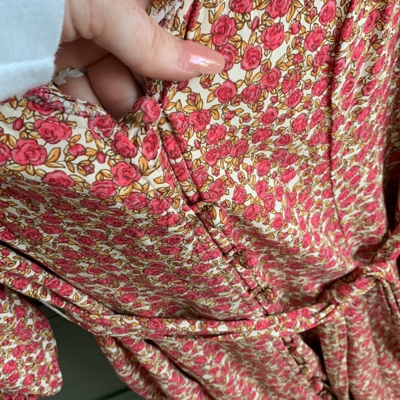 Free People Float on a Sunbeam MIDI Dress M - Picture 7 of 11